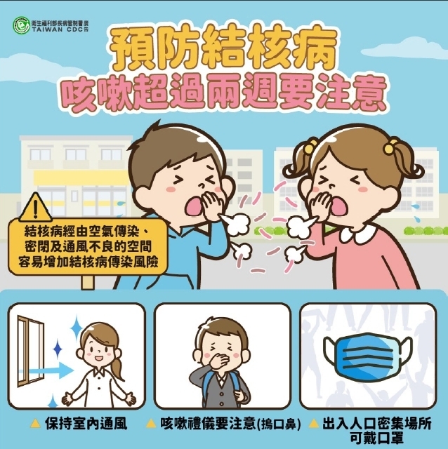 【體衛組公告】世界結核病日（3月24日）宣導圖片